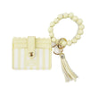 Yellow Beaded ID Wristlet - Liv & Mama’s