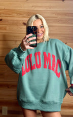 Green/Red Lulu Mac Sweatshirt - Liv & Mama’s