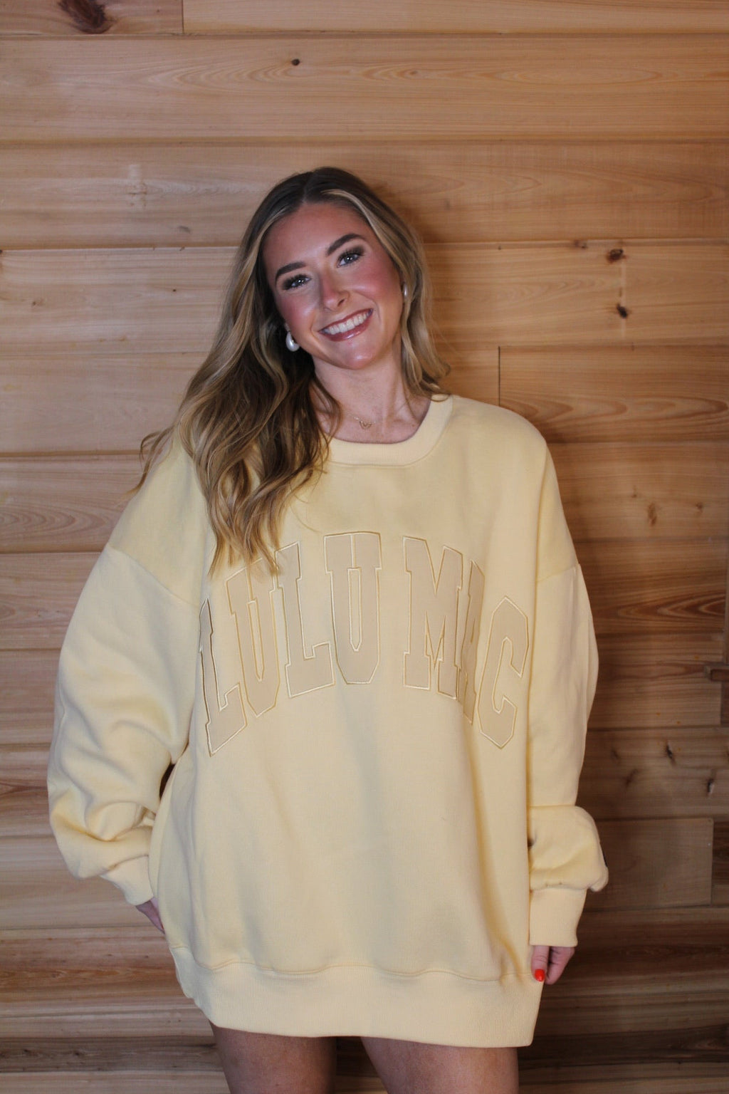Butter Yellow Lulu Mac Sweatshirt - Liv & Mama’s