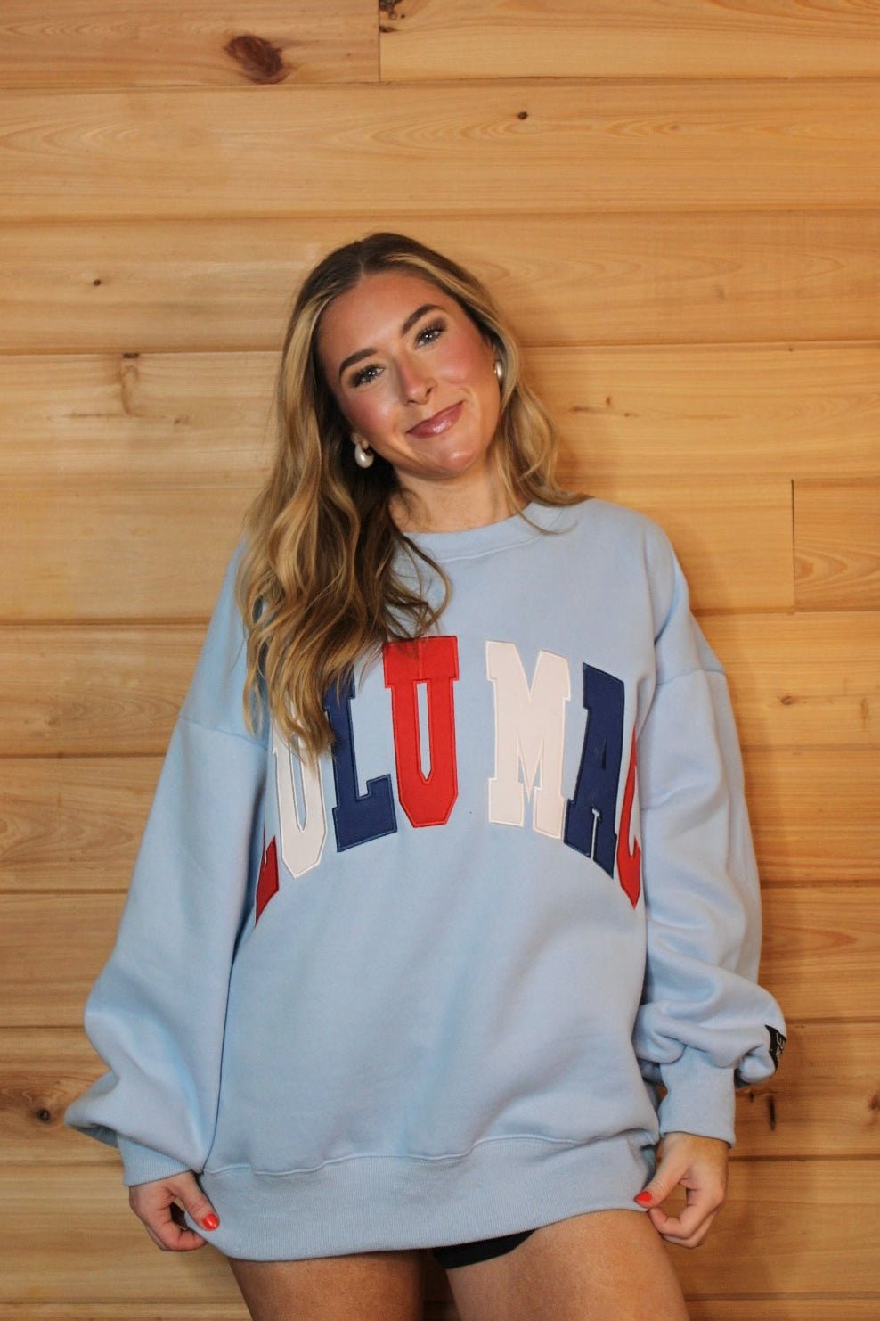 Red - White - Lulu Sweatshirt - Liv & Mama’s