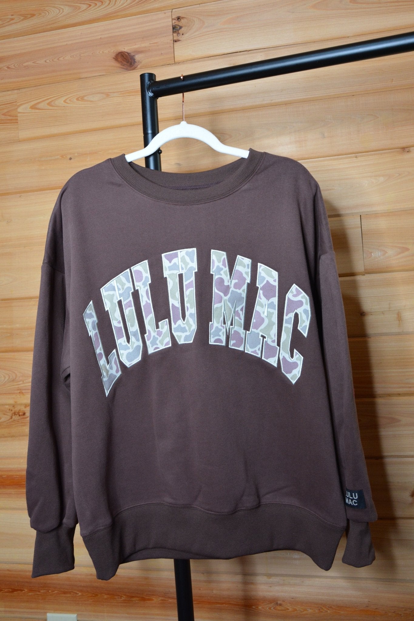 Brown Camo Lulu Mac Sweatshirt - Liv & Mama’s