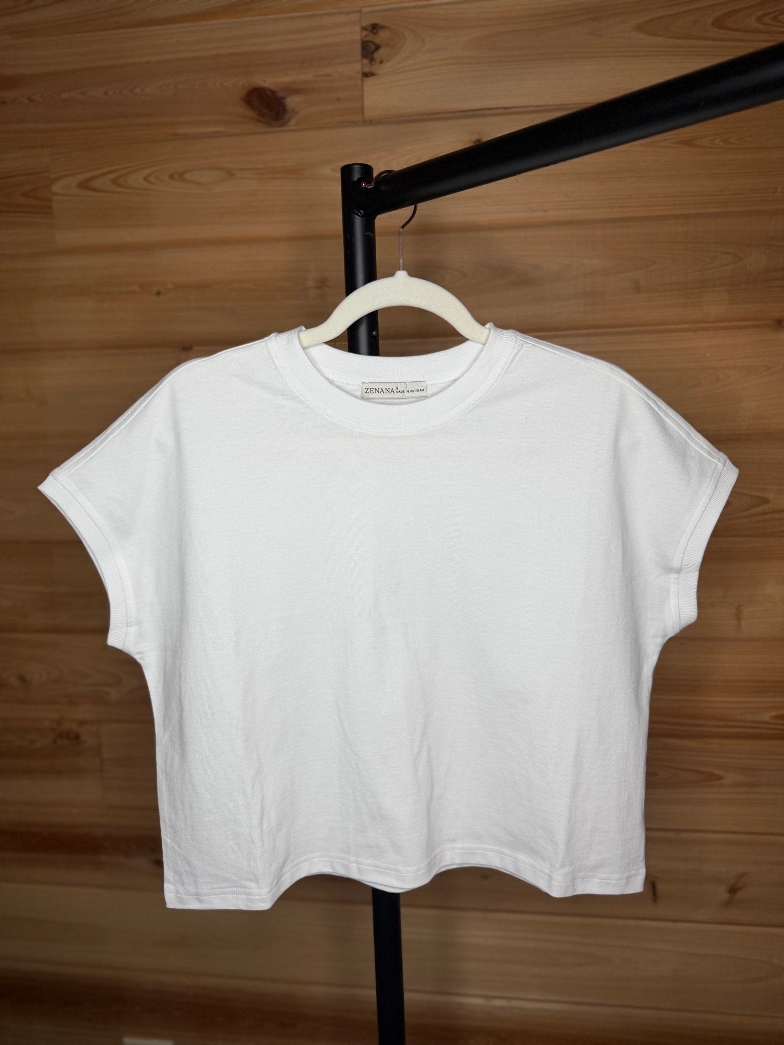 Zenana White T-Shirt - Liv & Mama’s