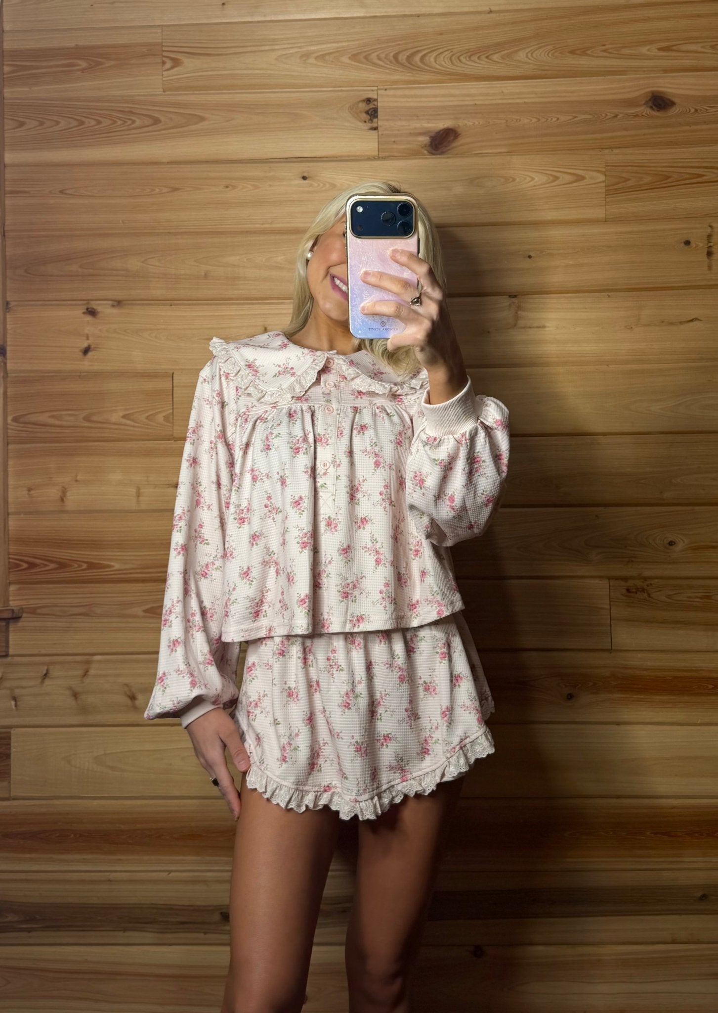 Vintage Floral Skort Set - Liv & Mama’s