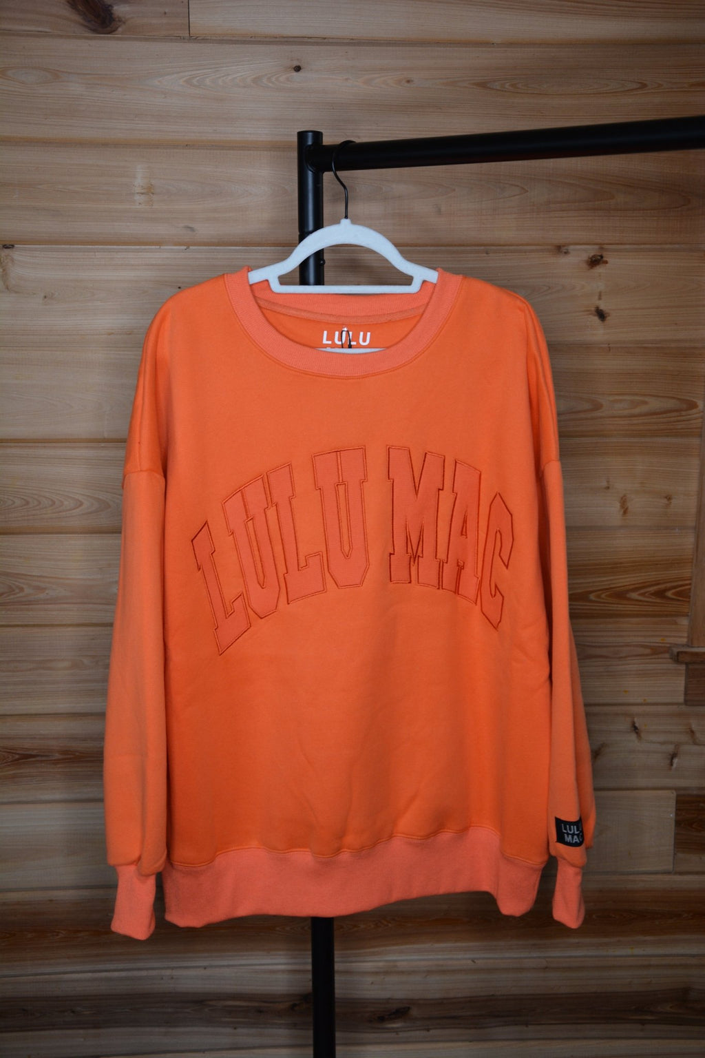 Orange Lulu Mac Sweatshirt - Liv & Mama’s