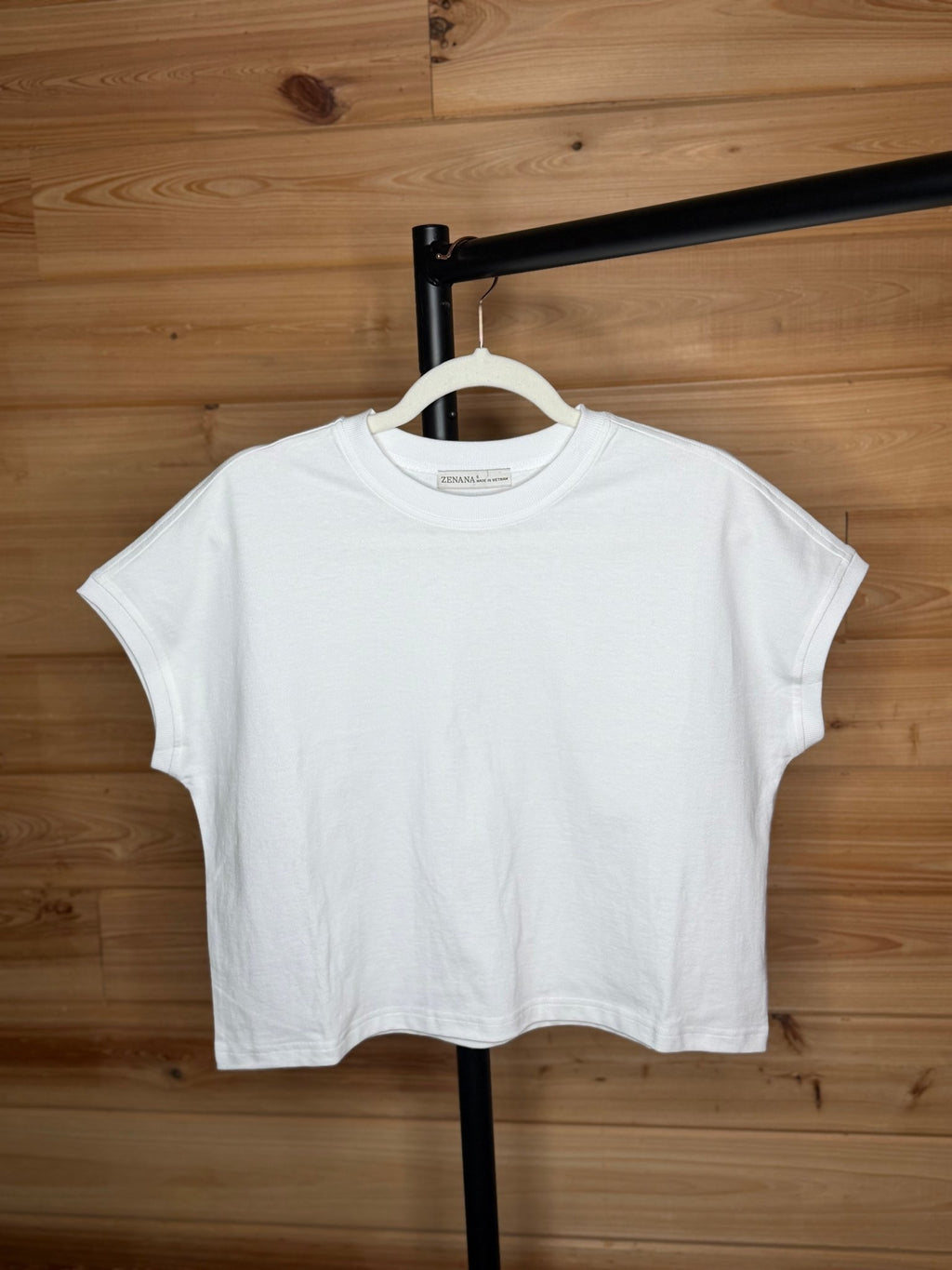 Zenana White T-Shirt - Liv & Mama’s