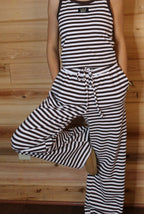 Brown Stripe Pants | Lulu Mac - Liv & Mama’s