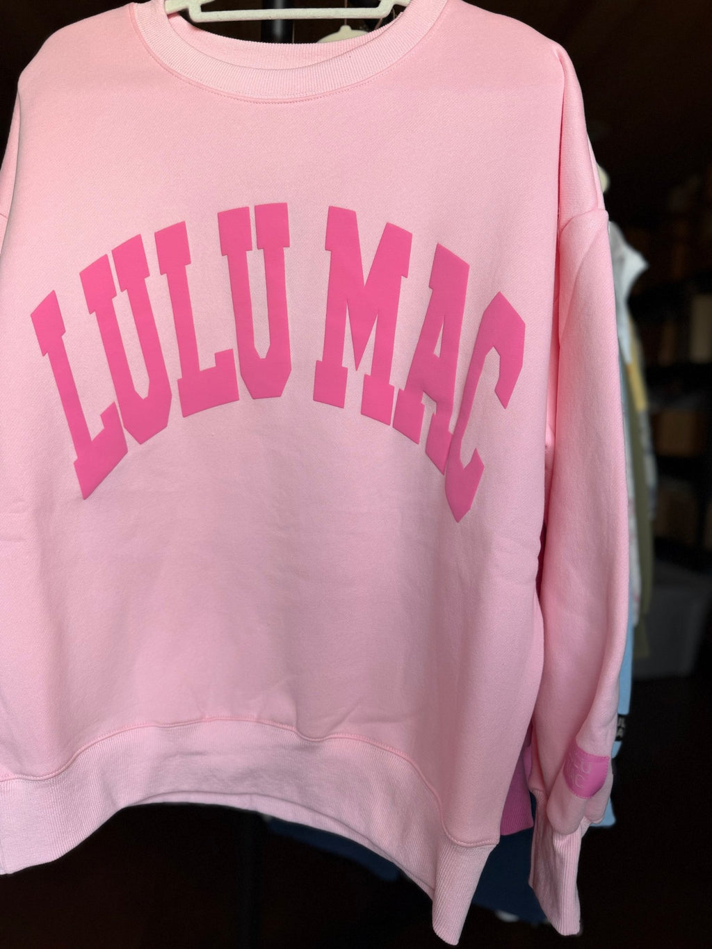 Pink Lulu Mac Sweatshirt - Liv & Mama’s