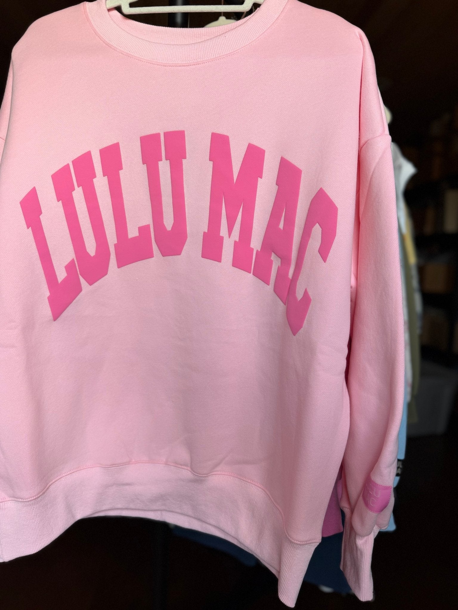 Pink Lulu Mac Sweatshirt - Liv & Mama’s