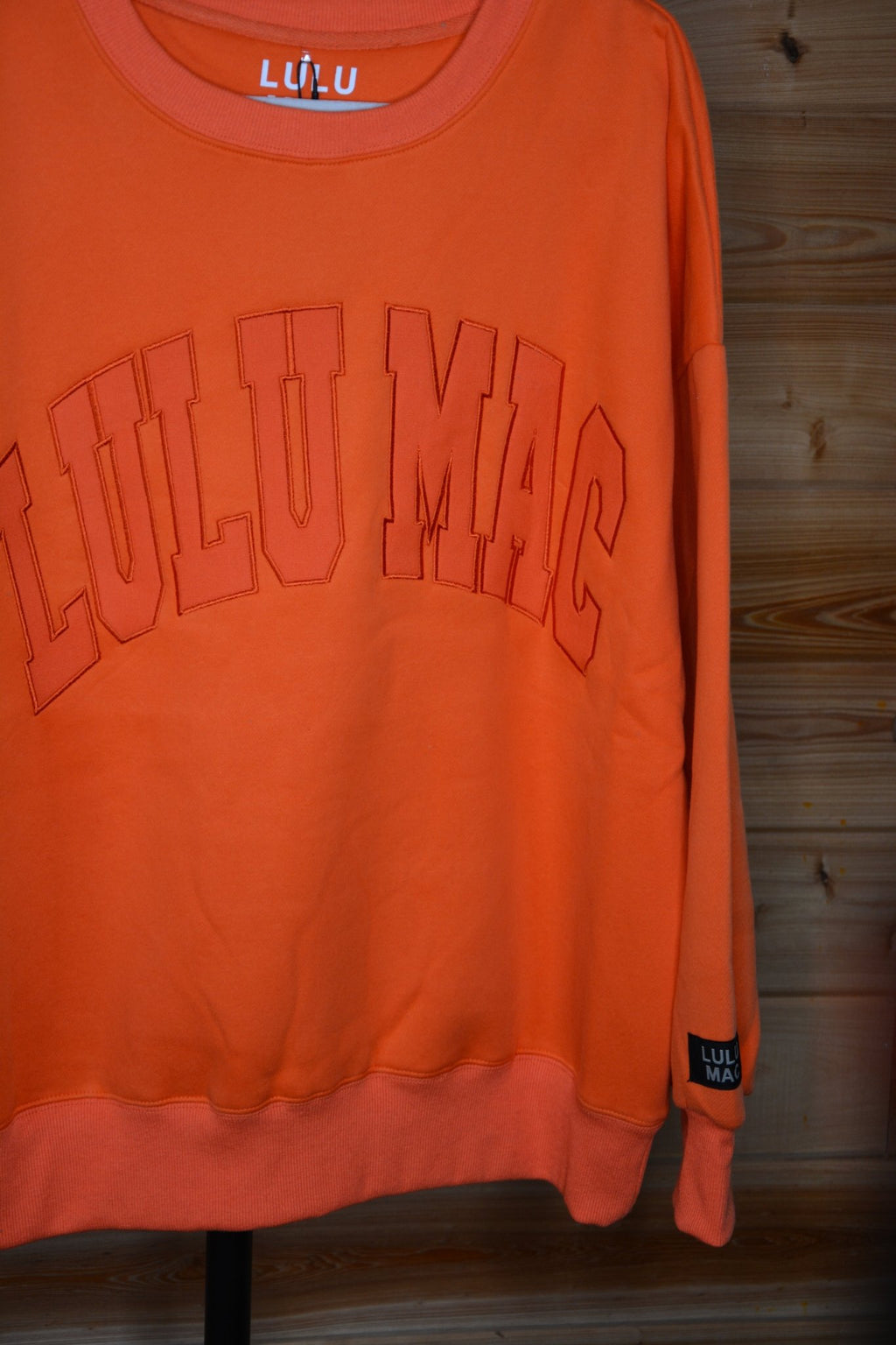 Orange Lulu Mac Sweatshirt - Liv & Mama’s