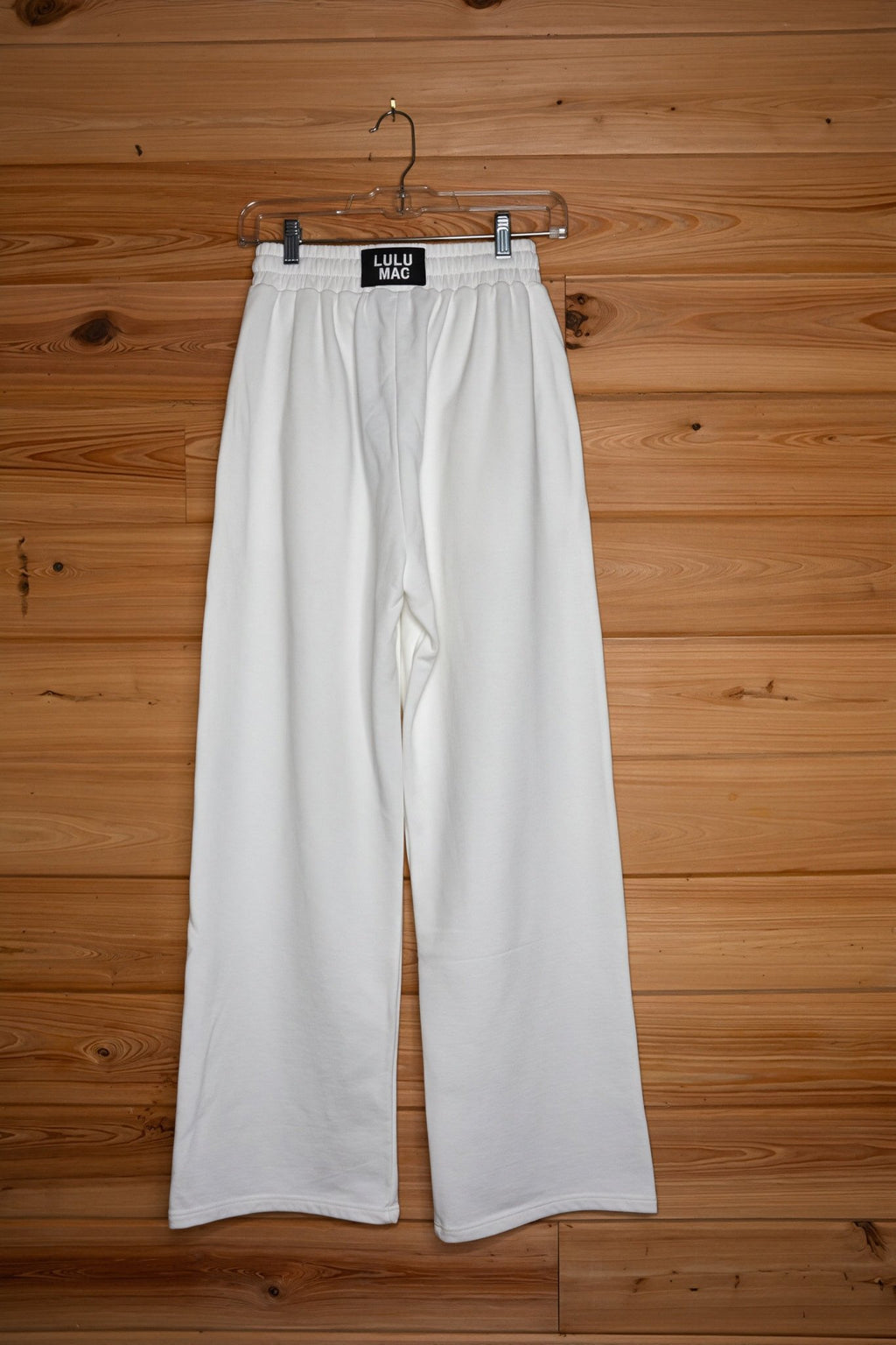 White Lulu Mac Sweatpants - Liv & Mama’s