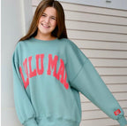 Green/Red Lulu Mac Sweatshirt - Liv & Mama’s