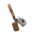 Dark Brown/ Camo Double Pouch Wristlet | Lulu Mac - Liv & Mama’s
