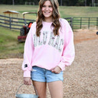 Light Pink Camo Sweatshirt - Liv & Mama’s