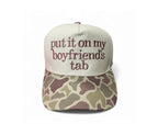 Boyfriends Tab Trucker Hat | Camo - Liv & Mama’s