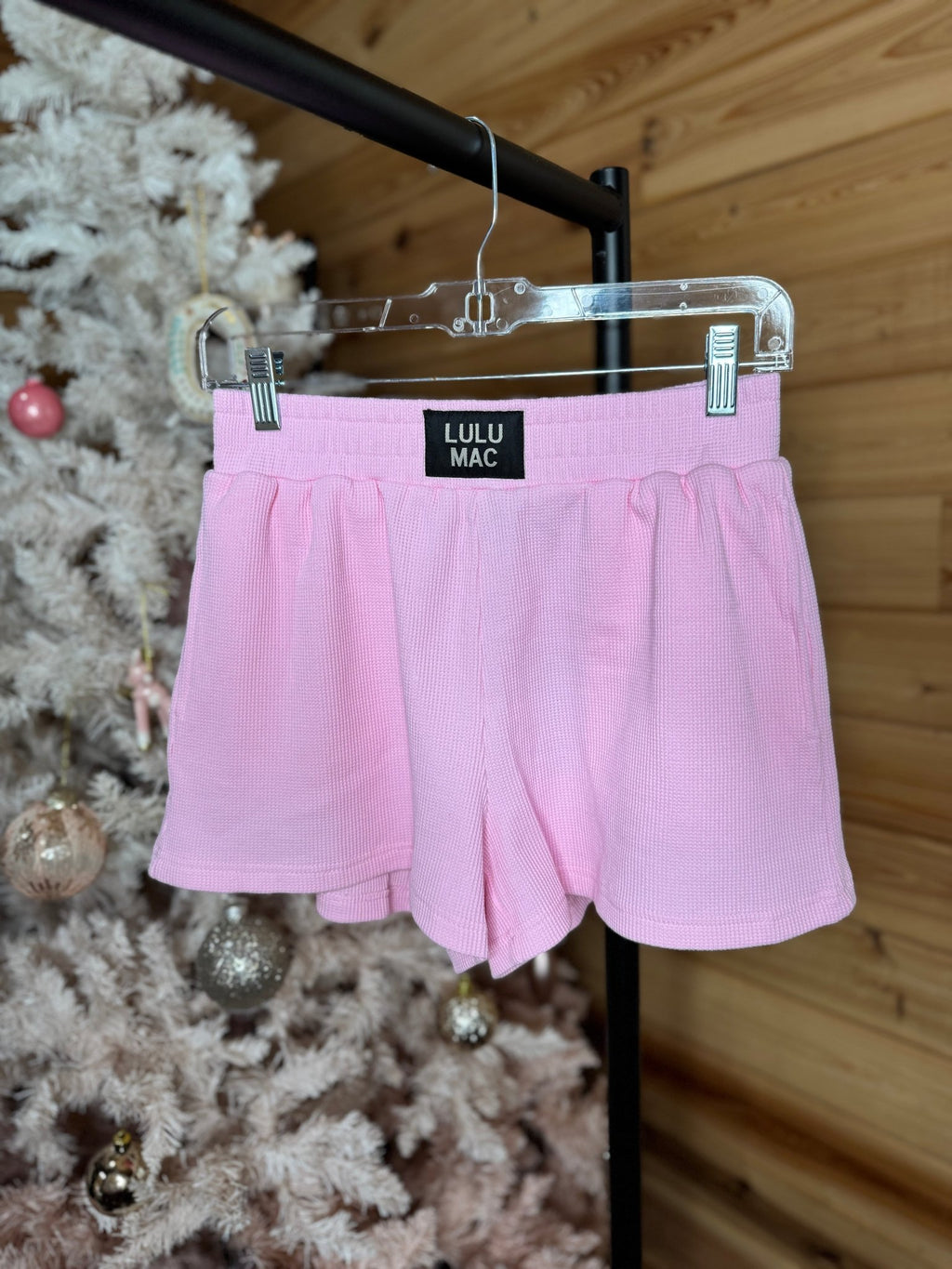 Waffle Pop Shorts - Light Pink | Lulu Mac - Liv & Mama’s