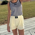 Waffle Shorts Butter Yellow | Lulu Mac - Liv & Mama’s