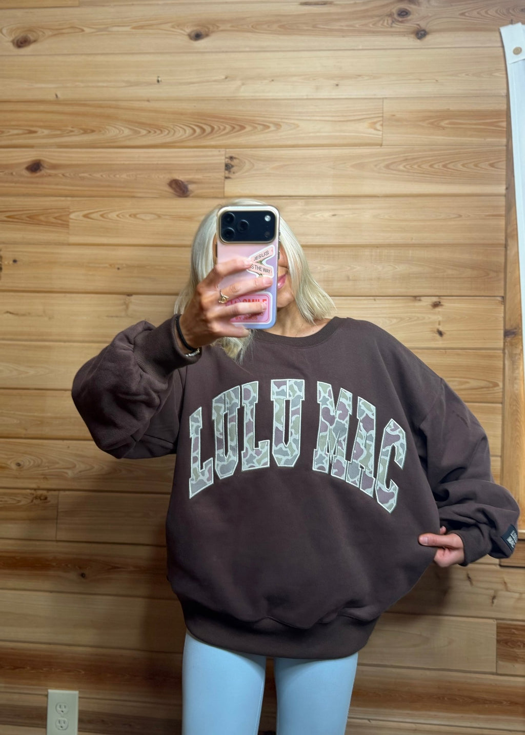 Brown Camo Lulu Mac Sweatshirt - Liv & Mama’s
