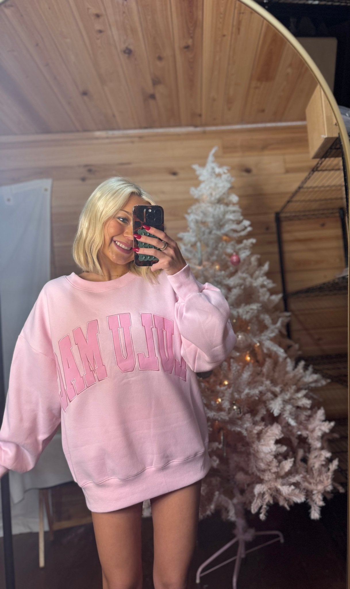 Pink Lulu Mac Sweatshirt - Liv & Mama’s