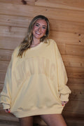 Butter Yellow Lulu Mac Sweatshirt - Liv & Mama’s