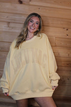 Butter Yellow Lulu Mac Sweatshirt - Liv & Mama’s