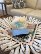 JESUS SAVES I SPEND Trucker Hat - Liv & Mama’s