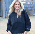Black Lulu Mac Sweatshirt - Liv & Mama’s