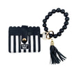 Black Beaded ID Wristlet | Lulu Mac - Liv & Mama’s
