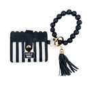 Black Beaded ID Wristlet | Lulu Mac - Liv & Mama’s